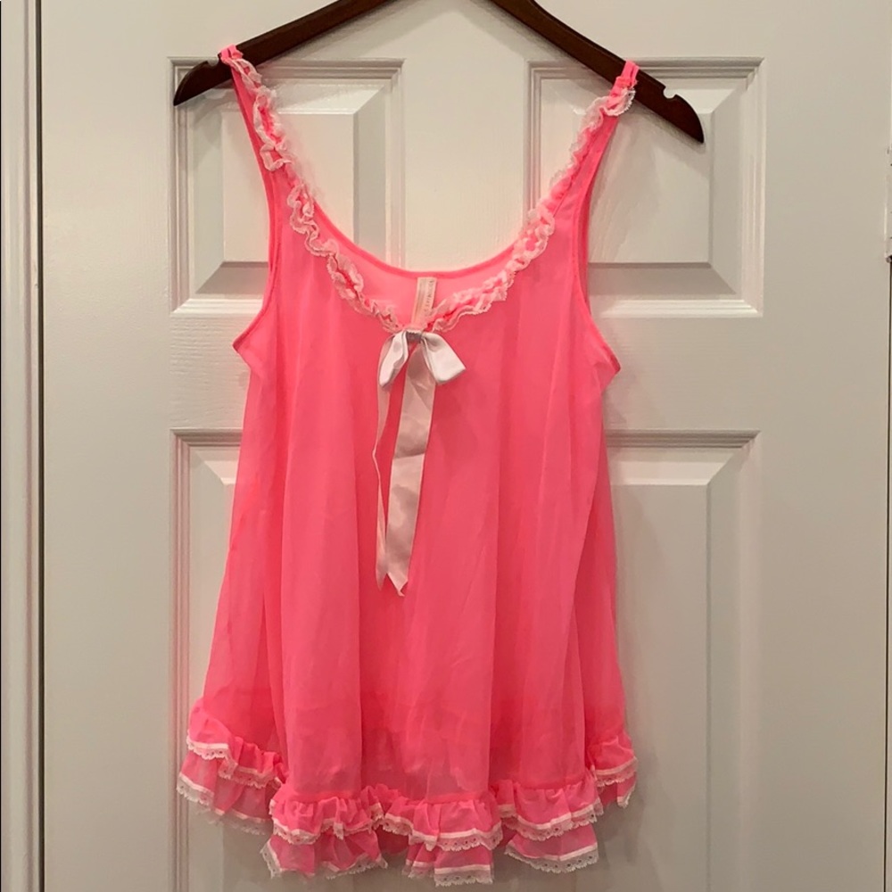 Victoria’s Secret sheer lingerie top